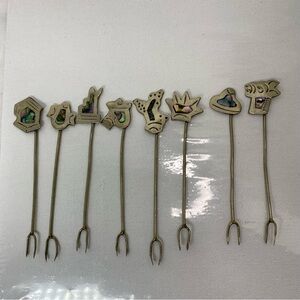 Abalone Coctail Forks